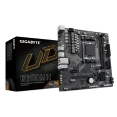 Placa Mãe Gigabyte B650M H, Chipset B650, AMD AM5, MATX, DDR5