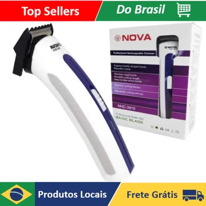 [Do Brasil] Máquininha De Cortar Cabelo e/ou Barbeador Portátil Aparador Barba 