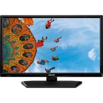 TV LED 24'' Semp Toshiba TCL HD com Conversor Digital 1 HDMI 1 USB L24D2700 POR R$ 534