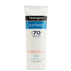 Protetor Solar Neutrogena Sun Fresh Fps 70, 200Ml, Neutrogena, 200 Ml