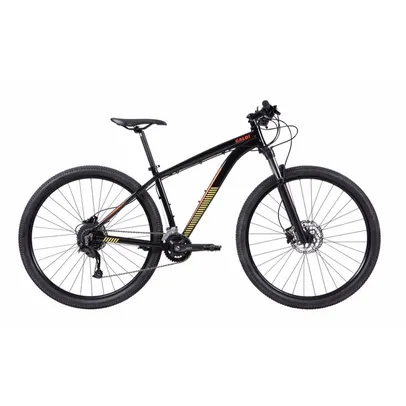 [1x+ame] Bicicleta Mtb Caloi Moab Aro 29 - 2021 - Shimano - Quadro 19" - 18 Velocidades - Preto | R$3406