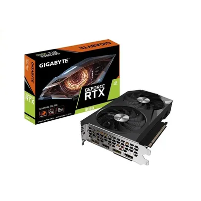 Placa De Vídeo RTX 3060 Gaming Oc Gigabyte Nvidia Geforce, 12GB, 8 Pinos - Gv-N3060wf2oc-12gd