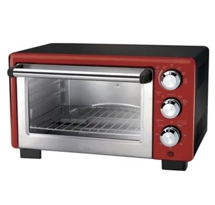 forno eletrico oster convection cook 18l com 5 funcoes programável - vermelho 110v | R$ 350