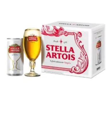 [APP] Kit Cerveja Stella Artois - 8 latas + Taça