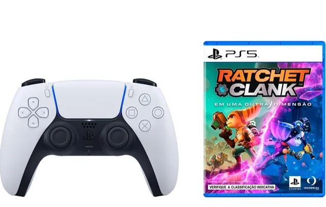 [APP] Controle Dualsense PS5 + Ratchet & Clank: Em Uma Outra Dimensao