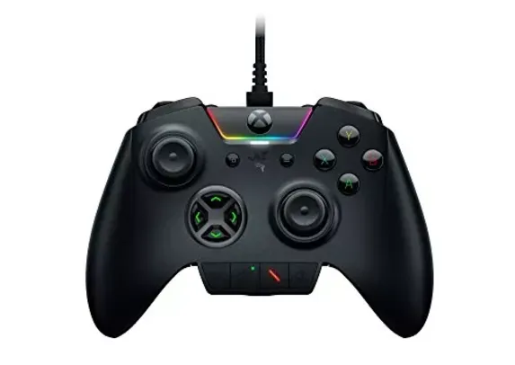 Controle de Vídeo Game Razer Wolverine Ultimate Xbox One/S/X Controle Profissional cabeado com botões mecânicos