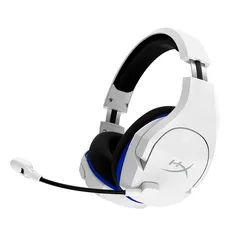 Headset Sem Fio Gamer HyperX Cloud Stinger Core, Drivers 40mm, PS5 PS4 e PC, Branco e Azul - HHSS1C-