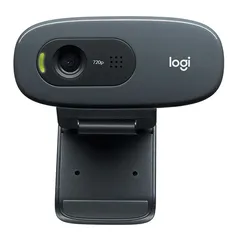 Webcam Logitech C270 HD 720p Com Microfone Preta, 960-000694