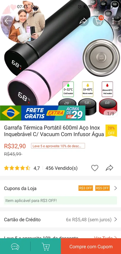 Imagen na descrição da promoção