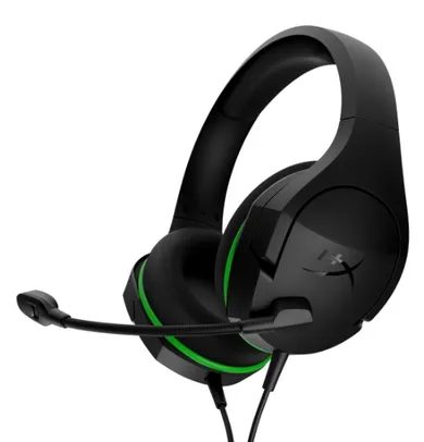 Headset Gamer HyperX CloudX Stinger Core, Xbox, 3.5mm, Black/Green, HX-HSCSCX-BK