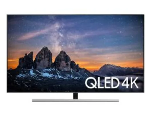 Samsung QLED TV UHD 4K 2019 Q80 55", Pontos Quânticos, Direct Full Array 8x, HDR1500, Única Conexão