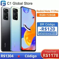 Smartphone Xiaomi Redmi Note 11 Pro Smartphone 64/128gb Mtk Helio G96 Octa Core Global Version