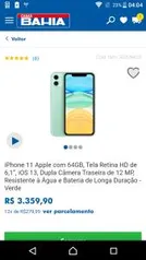 iPhone 11 Apple com 64GB, Tela Retina HD