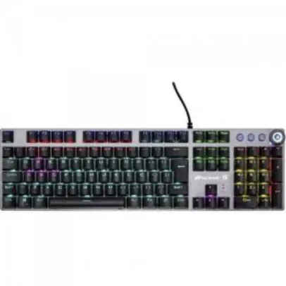 Teclado Mecanico Gamer Pro K7 Rainbow Fortrek | R$ 163