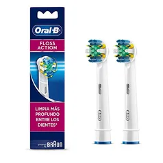 [PRIME/ RECORRÊNCIA] Refil Para Escova Elétrica Oral-B Flossaction - 2 Unidades, Oral-B R$27