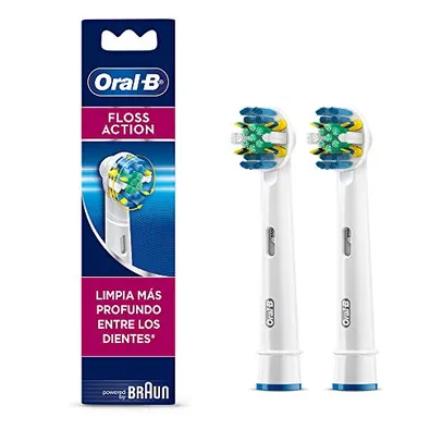 [PRIME/ RECORRÊNCIA] Refil Para Escova Elétrica Oral-B Flossaction - 2 Unidades, Oral-B R$27