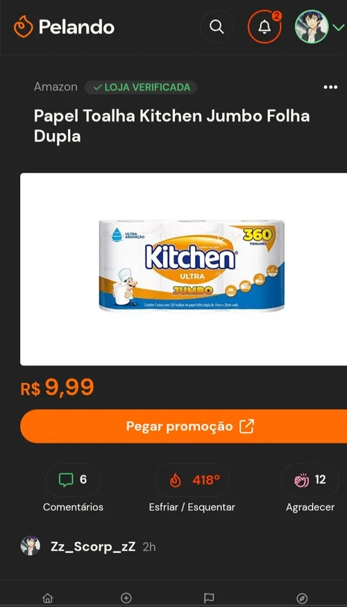 Imagen na descrição da promoção