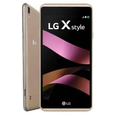 Smartphone LG X Style Dourado com 16GB, Tela de 5.0", Câmera 8MP, Android 6.0, 4G, Processador Quad Core de 1.3 GHz e 1.5GB de RAM - R$399,00