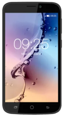 Smartphone Qbex Snapx A5 Preto Tela 4.5" Android 6 Câm 5Mp 8Gb com Frete Grátis R$307,12