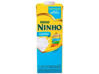 [APP + CLIENTE OURO] Leite Semidesnatado UHT Ninho Levinho 1L | Leve 5 e pague 4 | R$2,87