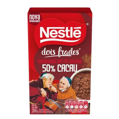 Chocolate em Pó NESTLÉ Dois Frades 200g | R$ 9