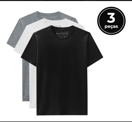 Kit 3 Camisas Básicas - Basicamente By Malwee | R$ 39