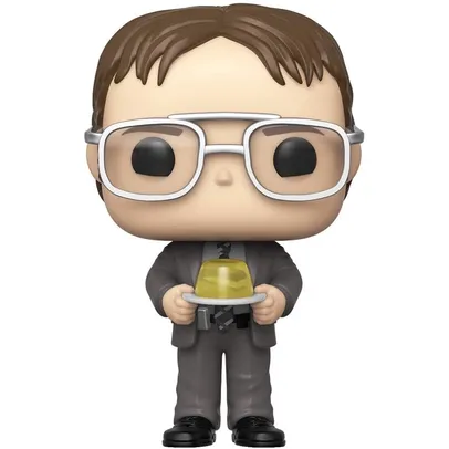 [55% AME] Funko Pop! tv: The Office - Dwight com Agrafador de gelatina