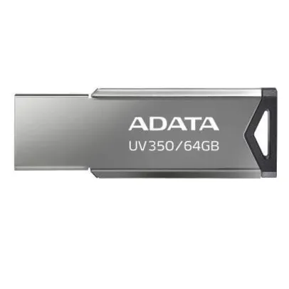 PEN DRIVE ADATA AU350 64GB 3.2 PRATA- AUV350-64G-RBK