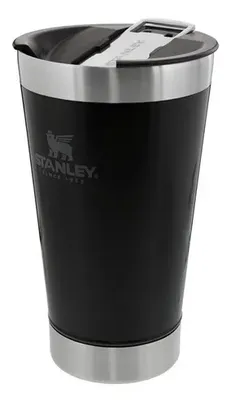 Copo térmico Stanley Classic Stay Chill cor black matte 473mL