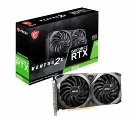 [APP/1ªCompra R$1439] Placa de Vídeo RTX 3060 Ventus 2X MSI NVIDIA GeForce,  12GB GDDR6, DLSS, Ray Tracing - RTX 3060 Ventus 2X 12G OC