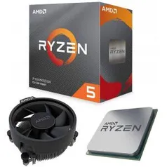 Processador AMD Ryzen 5 3600 6 Core 35MB 3.6GHz Max 4.2GHz AM4 Cooler Wraith Stealth 100-100000031BOX