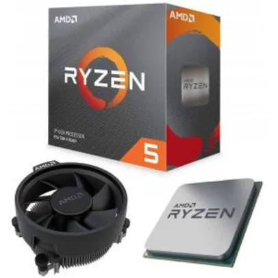 Processador AMD Ryzen 5 3600 6 Core 35MB 3.6GHz Max 4.2GHz AM4 Cooler Wraith Stealth 100-100000031BOX