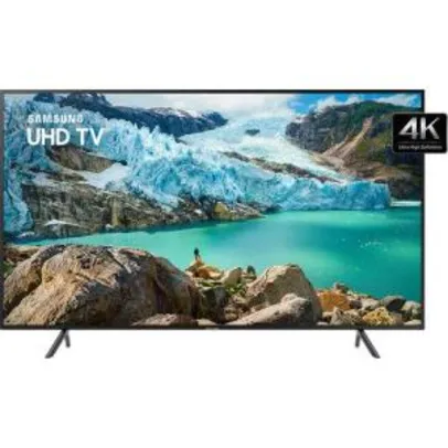 Smart TV LED 65" Samsung UN65RU7100GXZD Ultra HD 4K com Conversor Digital 3 HDMI 2 por R$ 4320