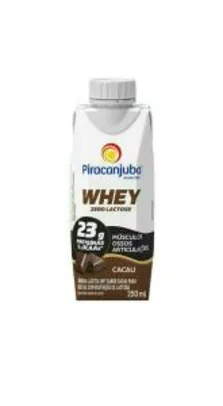 [Clube da Lu] Bebida Láctea Piracanjuba Whey Zero Lactose 250ml