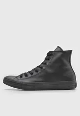 Tênis Converse Chuck Taylor All Star Monochrome Preto Couro