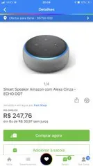 Echo DOT 3a geração - R$248