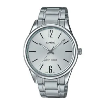 Relógio Casio Collection Unissex Prata Analógico MTP-V005D-7BUDF - R$59