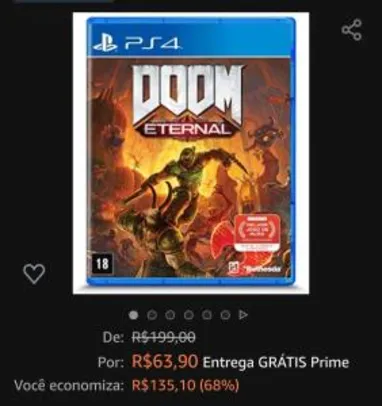 Doom Eternal (PS4) - R$64