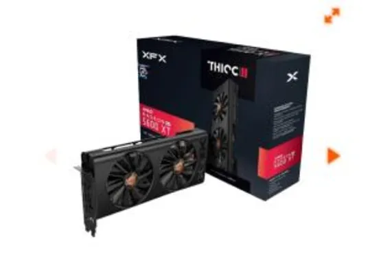 Placa de Vídeo XFX Radeon RX 5600 XT THICC II Pro, 6GB GDDR6 R$ 1879