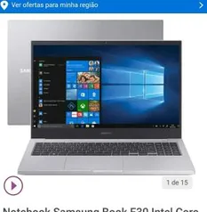 Notebook Samsung Book E30 Intel Core i3 4GB 1TB - 15,6” Full HD Windows 10 R$2897