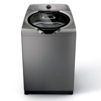 Máquina de Lavar Brastemp 15kg titânio com Ciclo Edredom Especial e Enxágue Anti-Alérgico - BWN15AT - 110V R$1.879