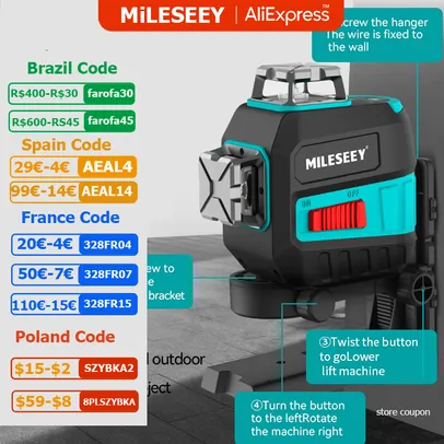 Nivel Laser L62R | MILESEEY