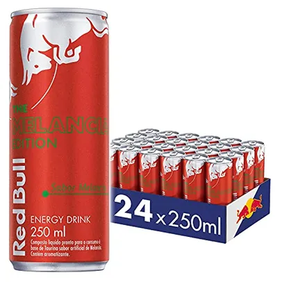 Energético Red Bull Energy Drink, Melancia, 250 ml (24 latas)