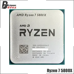 AMD Ryzen 7 5800X R7 5800X 3.8 GHz Eight Core 16 Thread CPU Processor ocket AM4