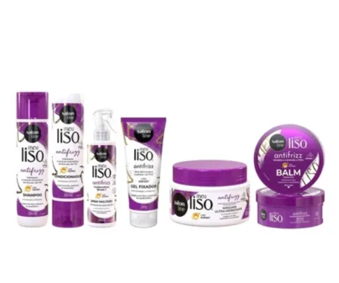 Kit Meu Liso Antifrizz com Gel e Balm