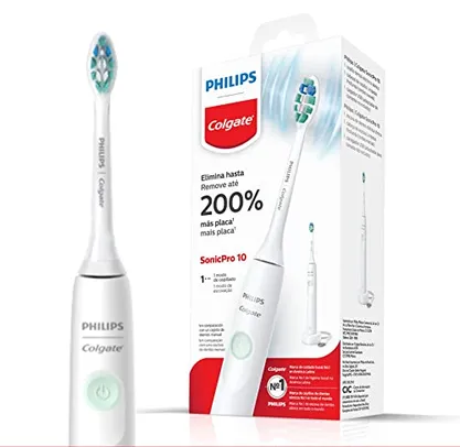 Escova de dente Elétrica Philips Colgate SonicPro 10 recarregável bivolt