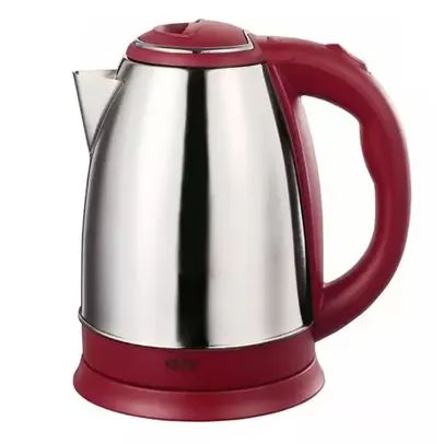 Chaleira Elétrica Jarra Aço Inox 110v Café Chá 1.8l Bule Bak