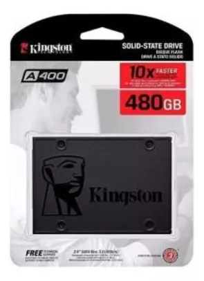 SSD 480gb Kingston A400 | R$299