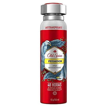 50% off na 2ª unidade Spray Antitranspirante Old Spice Pegador 93g