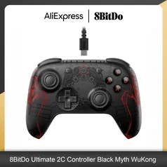 [Com Taxa/Gpay R$124] Controle 8BitDo Ultimate 2C Edição Black Myth Wukong